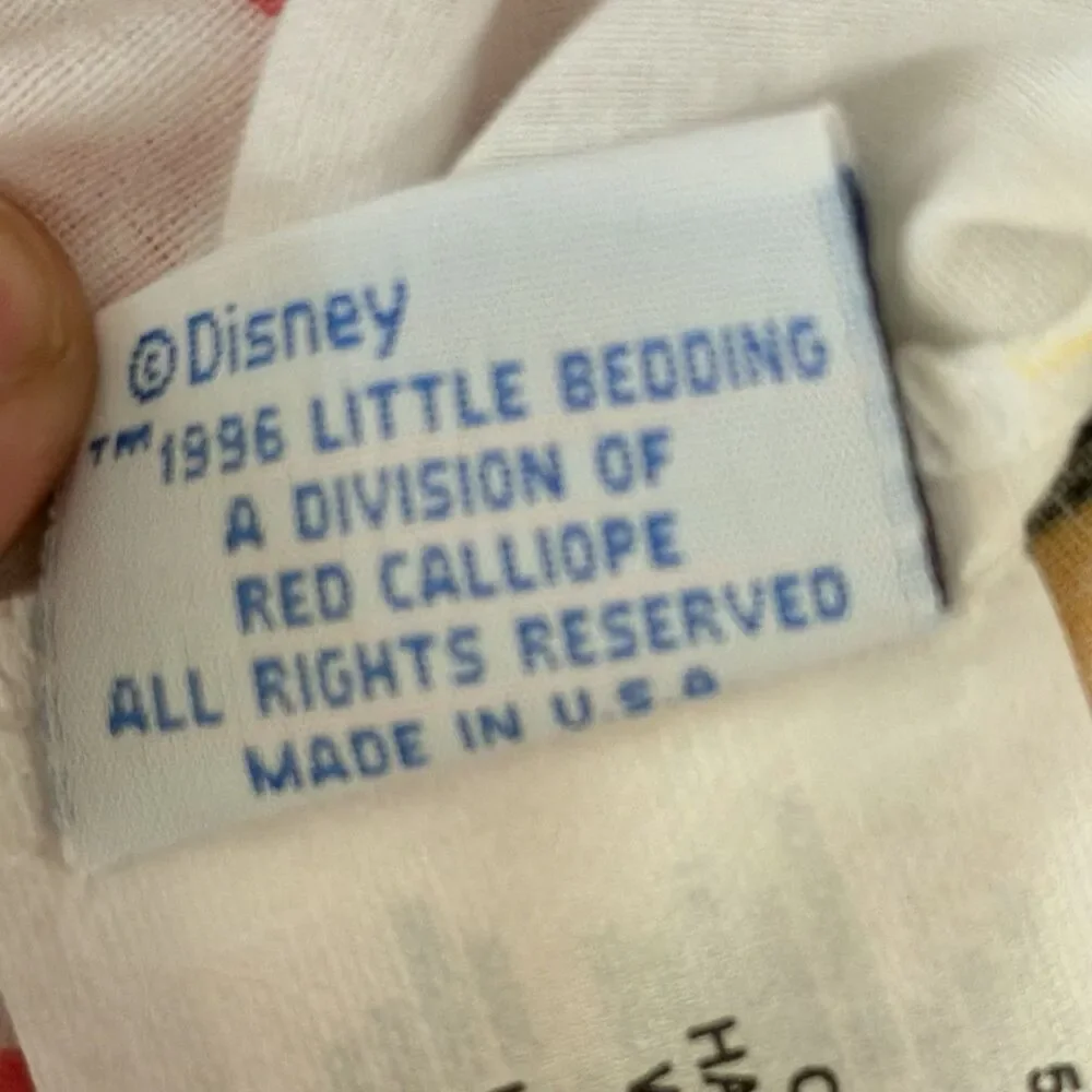 Vintage Winnie the Pooh Pillowcase Standard Sz Double Sided Piglet Tigger Eeyore